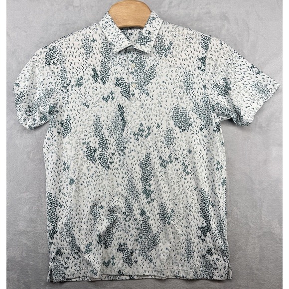 Puma Other - Puma CLOUDSPUN Garden White Glow Performance Golf Polo Shirt Men's Size L NWT